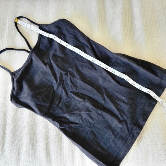 Lululemon Power Y Tank Top Black Manifesto Rare 4 - Picture 8 of 8